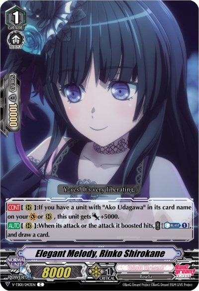 Elegant Melody Rinko Shirokane (Parallel Foil) (1043) [V-TB01] - Cardfight Vanguard Single