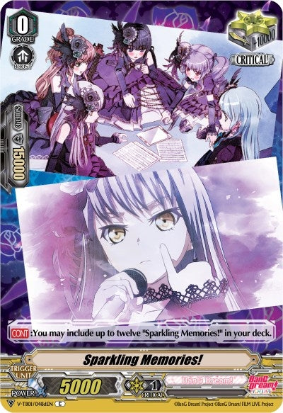 Sparkling Memories! (D) (Roselia) (Parallel Foil) (1048) [V-TB01] - Cardfight Vanguard Single