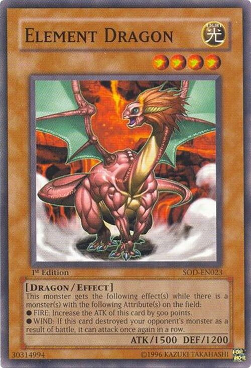 Element Dragon (23) - YuGiOh Single