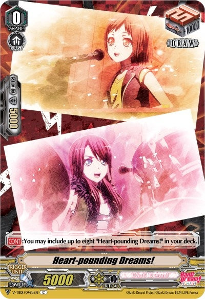 Heart-pounding Dreams! (B) (Afterglow) (Parallel Foil) (1049) [V-TB01] - Cardfight Vanguard Single