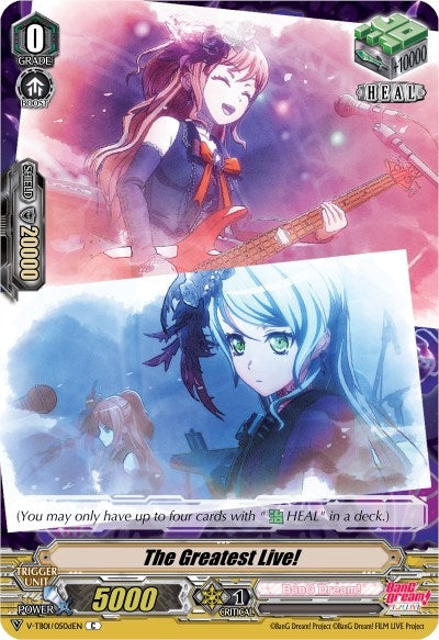 The Greatest Live! (D) (Roselia) (Parallel Foil) (1050) [V-TB01] - Cardfight Vanguard Single