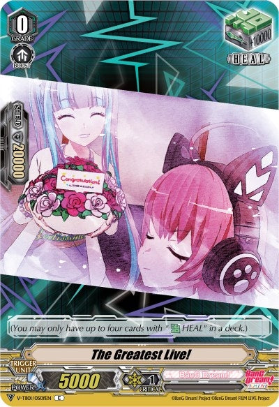 The Greatest Live! (F) (RAISE A SUILEN) (1050) [V-TB01] - Cardfight Vanguard Single