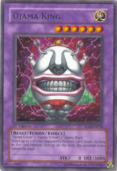 Ojama King (34) - YuGiOh Single