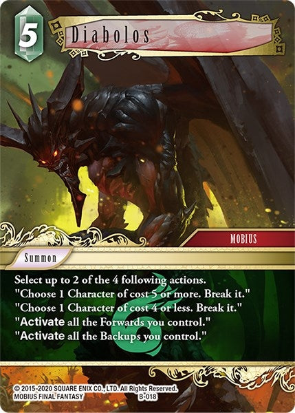 Diabolos (18) [BDC] - Final Fantasy TCG Single