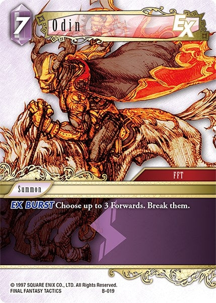 Odin (19) [BDC] - Final Fantasy TCG Single