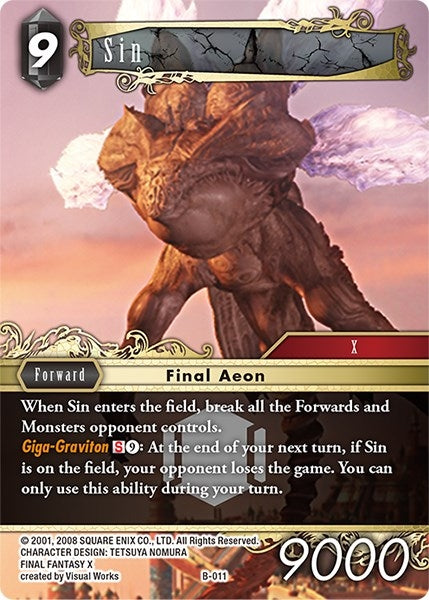 Sin (11) [BDC] - Final Fantasy TCG Single