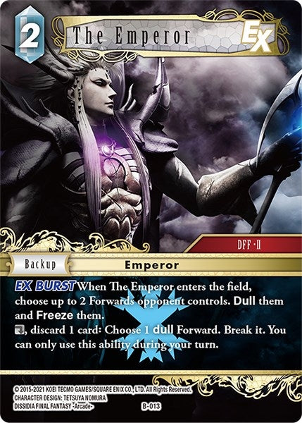 The Emperor EX (13) [BDC] - Final Fantasy TCG Single