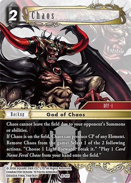 Chaos (1) [BDC] - Final Fantasy TCG Single