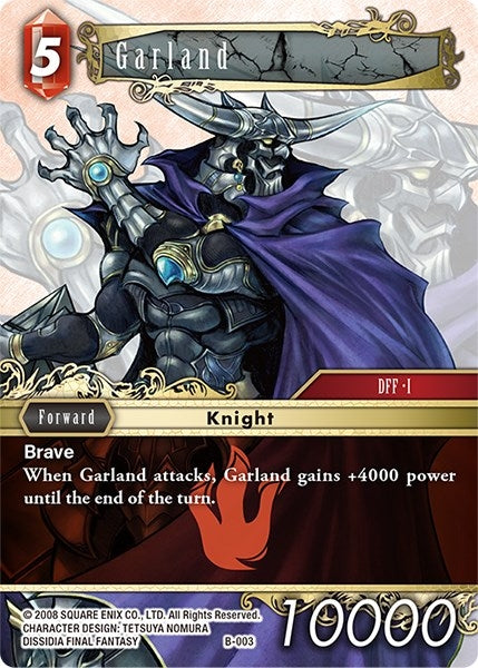 Garland (B-003) (3) [BDC] - Final Fantasy TCG Single