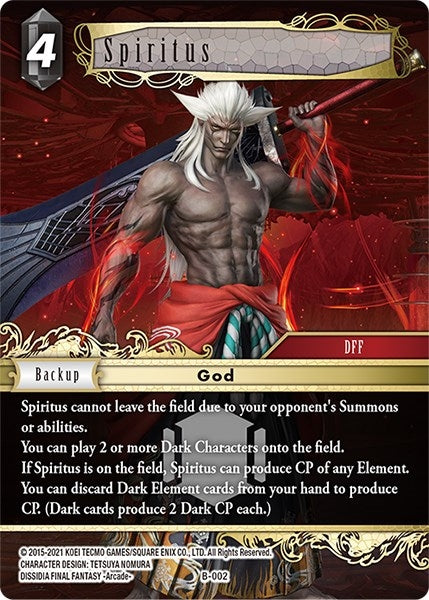 Spiritus (2) [BDC] - Final Fantasy TCG Single