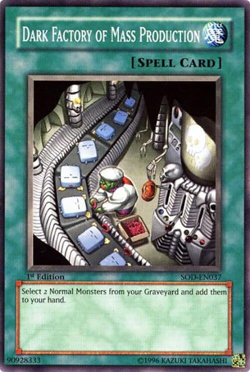 Dark Factory of Mass Production (37) - YuGiOh Single