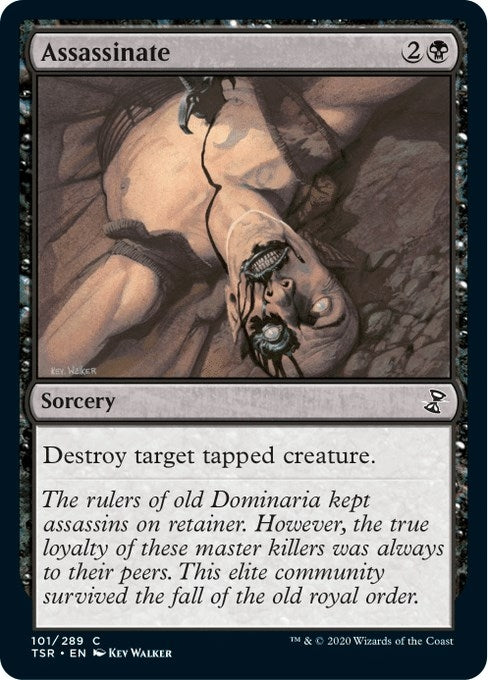 Assassinate (101) [TSR] - MTG Single