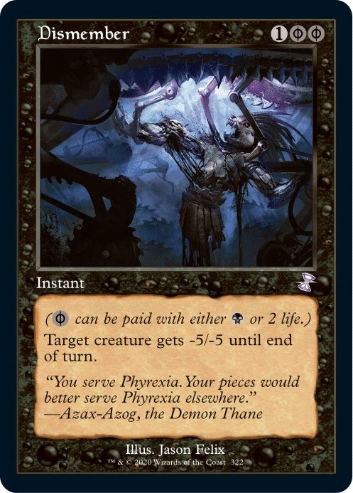 Dismember (322) [TSR] - MTG Single