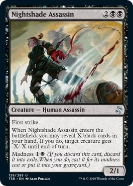 Nightshade Assassin (128) [TSR] - MTG Single