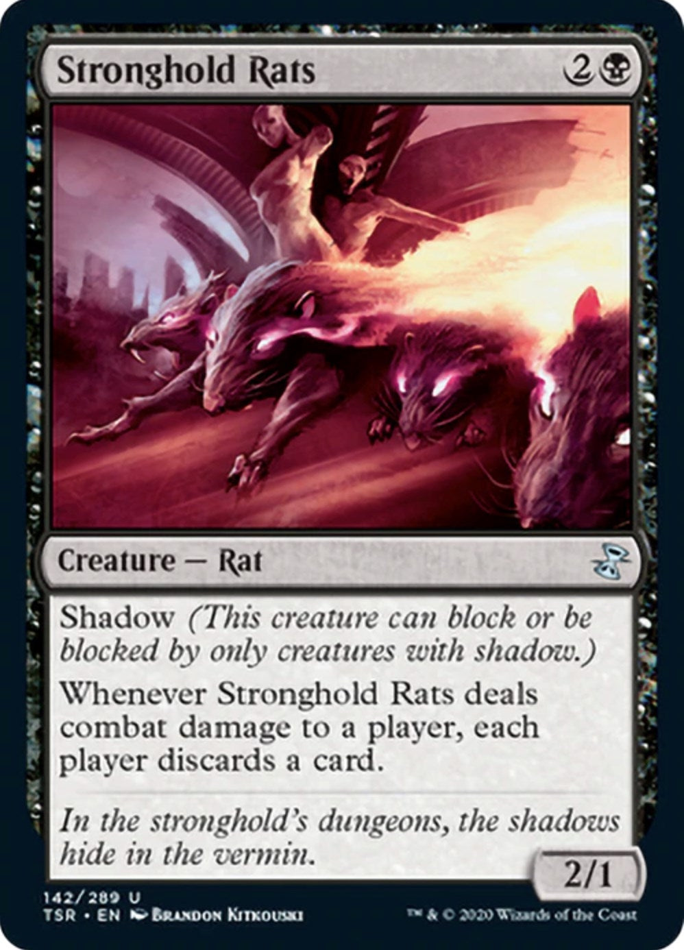 Stronghold Rats (142) [TSR] - MTG Single