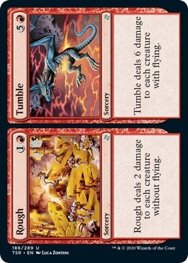 Rough // Tumble (186) [TSR] - MTG Single