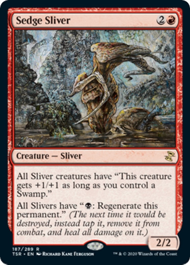 Sedge Sliver (187) [TSR] - MTG Single
