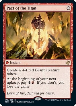 Pact of the Titan (179) [TSR] - MTG Single