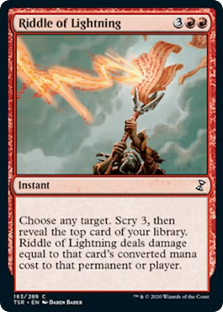 Riddle of Lightning (183) [TSR] - MTG Single