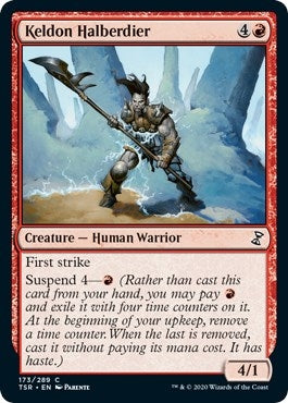 Keldon Halberdier (173) [TSR] - MTG Single