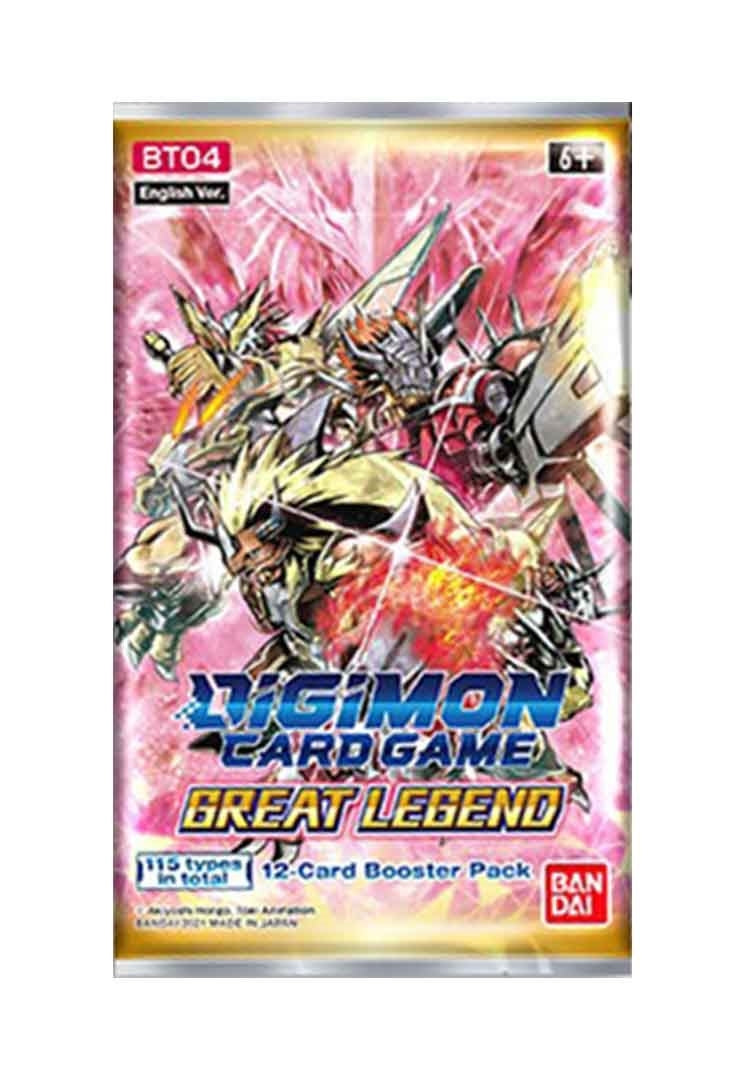 Great Legend Booster Pack [BT04] - Digimon Card Game Sealed