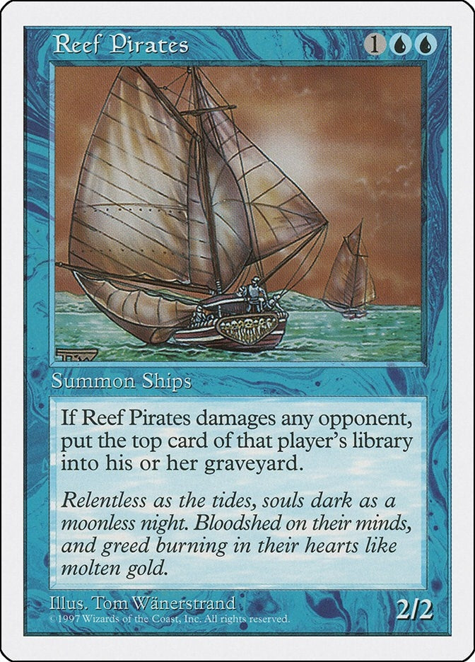 Reef Pirates [5ED] - MTG Single