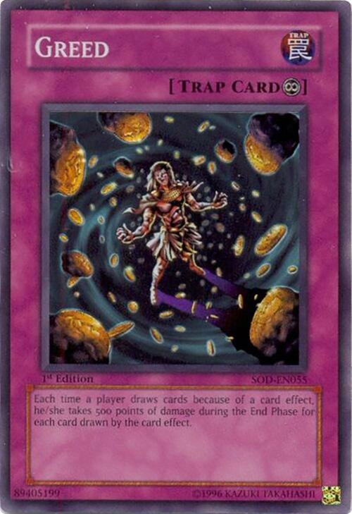 Greed (55) - YuGiOh Single
