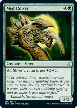 Might Sliver (218) [TSR] - MTG Single