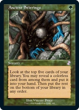 Ancient Stirrings (355) [TSR] - MTG Single