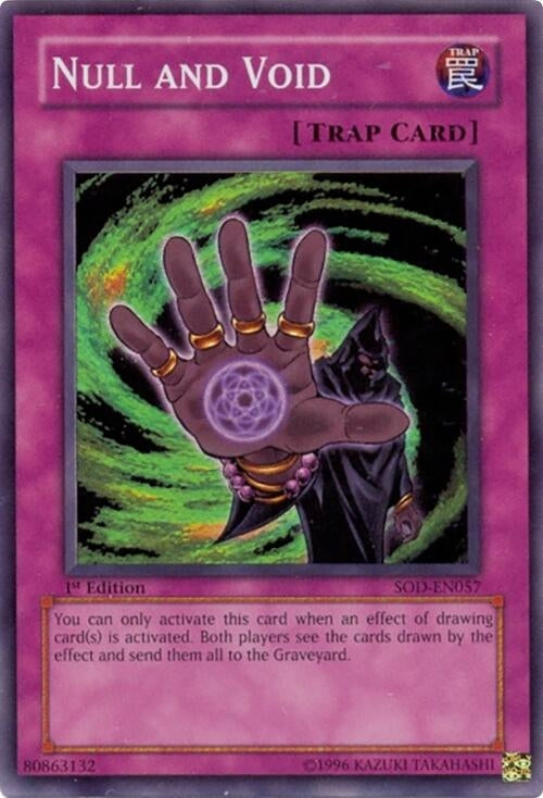 Null and Void (57) - YuGiOh Single