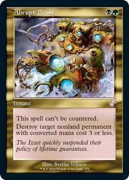 Abrupt Decay (370) [TSR] - MTG Single