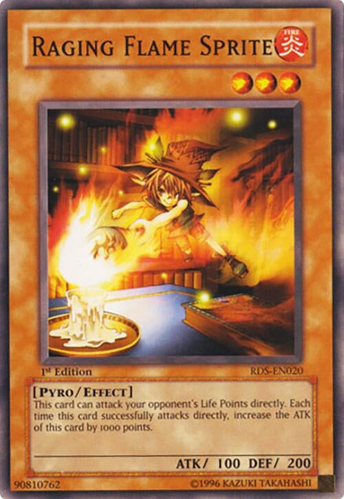 Raging Flame Sprite (20) - YuGiOh Single