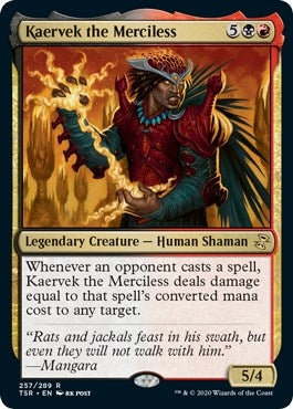 Kaervek the Merciless (257) [TSR] - MTG Single