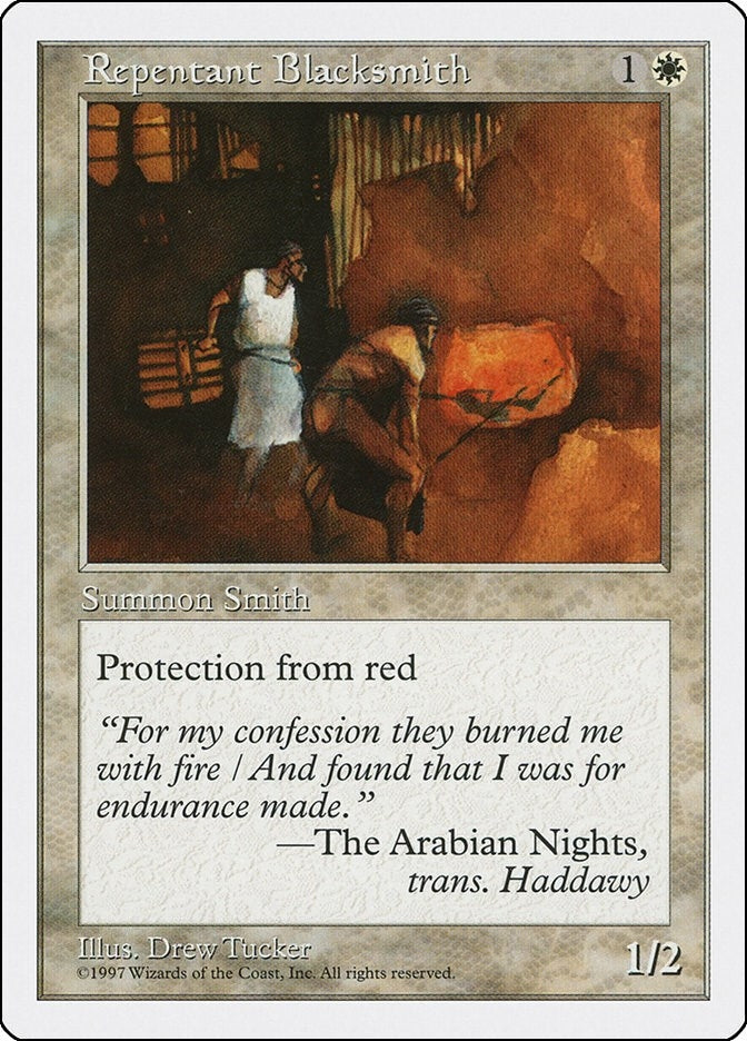 Repentant Blacksmith [5ED] - MTG Single