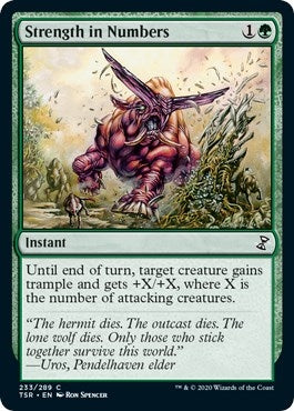 Strength in Numbers (233) [TSR] - MTG Single