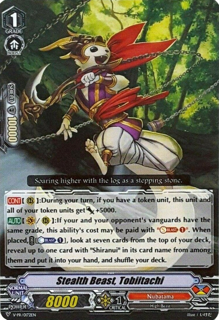 Stealth Beast Tobiitachi (172) [VPR] - Cardfight Vanguard Single