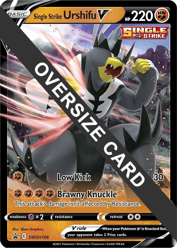 Image for Single Strike Urshifu V - SWSH106 (SWSH106) (Jumbo Cards) - Pokemon