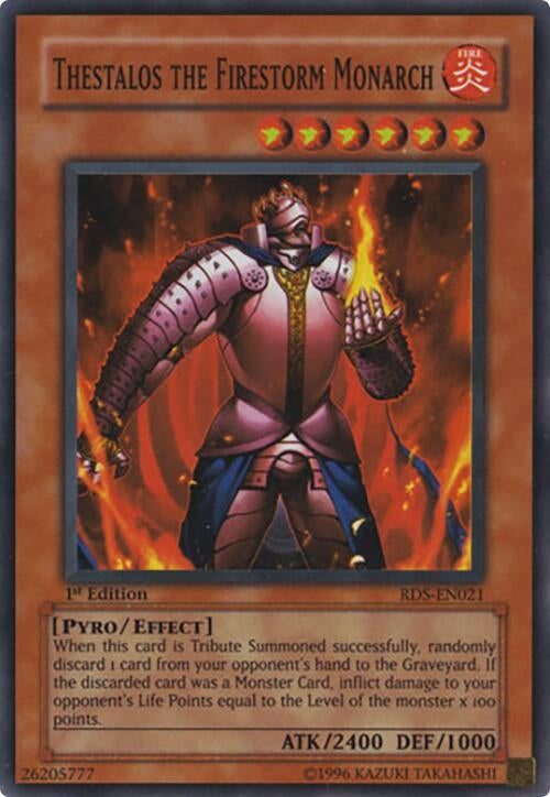 Thestalos the Firestorm Monarch (21) - YuGiOh Single