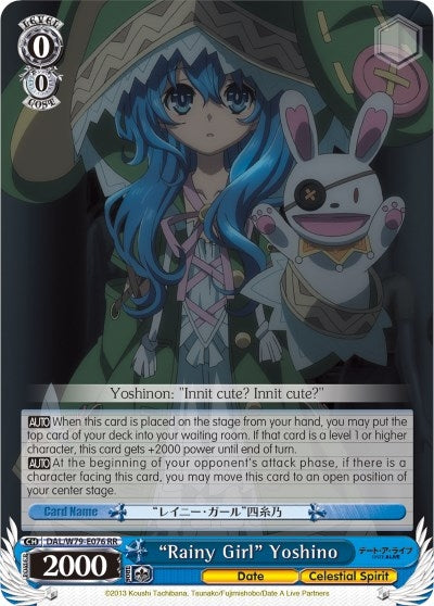 ’Rainy Girl’ Yoshino (79076) [DAL/W79] - Weiss Schwarz Single