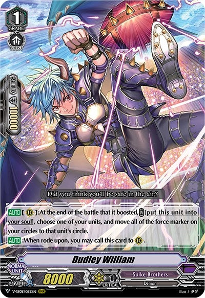 Dudley William (8052) [V-SS08] - Cardfight Vanguard Single