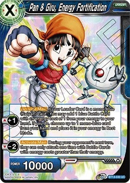 Pan & Giru, Energy Fortification (BT13-033) (Supreme Rivalry)
