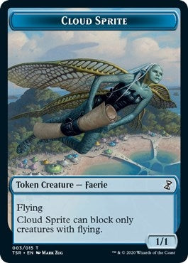 Cloud Sprite Token (0) [TSR] - MTG Single