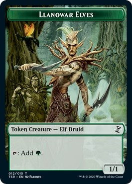 Llanowar Elves Token (0) [TSR] - MTG Single
