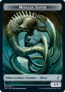 Metallic Sliver Token (0) [TSR] - MTG Single