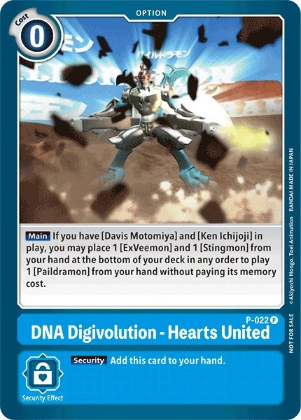 DNA Digivolution - Hearts United (Special Release Memorial Pack) (22) [D-PR] - Digimon Card Game Single