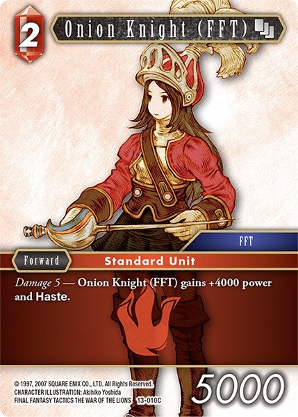 Onion Knight (FFT) - 13-010C (13) [OP13] - Final Fantasy TCG Single