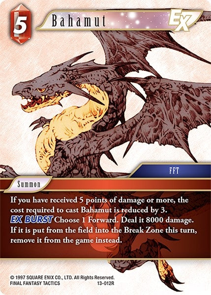 Bahamut EX (13) [OP13] - Final Fantasy TCG Single
