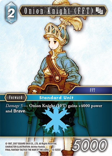 Onion Knight (FFT) - 13-025C (13) [OP13] - Final Fantasy TCG Single