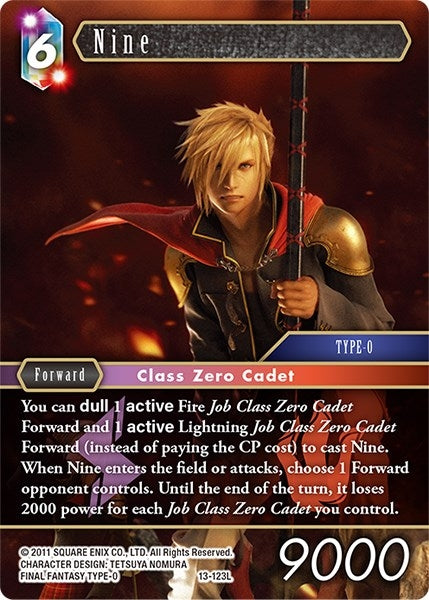 Nine (13) [OP13] - Final Fantasy TCG Single