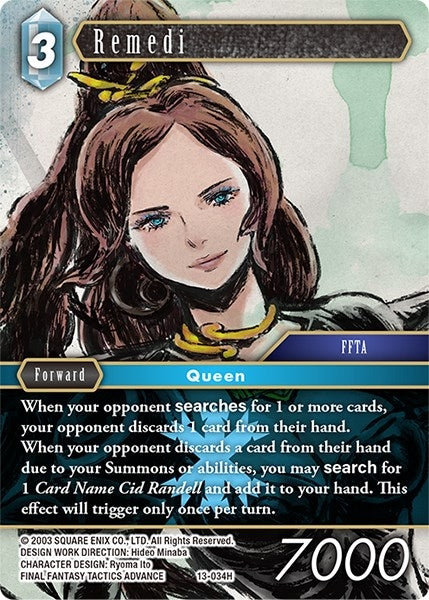 Remedi (13) [OP13] - Final Fantasy TCG Single